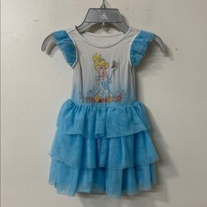 Little Sleepies Blue Cinderella Ruffled Dress